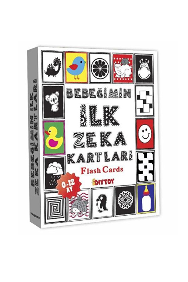 DENGE PAZARLAMA Diytoy Flash Cards Bebeğimin Ilk Zeka Kartları Bebekle Için Eğitici Aktivite Kartları