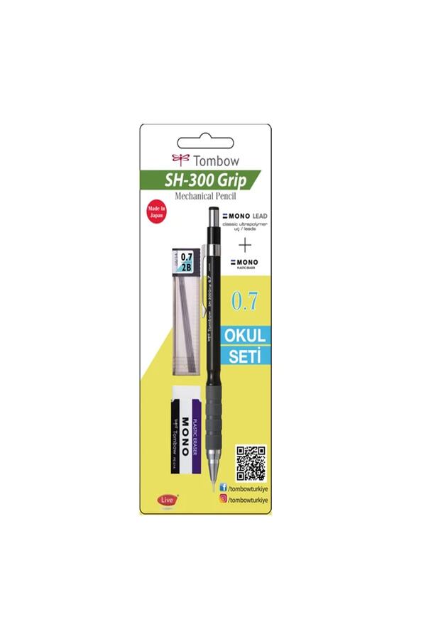 Tombow-Sh-300 Grip 0.7mm Black Versatil Pen School Set Gr11 1