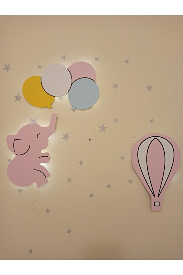 woodengifts Çocuk Odası Dekoratif Gece Lambası Aydınlatma