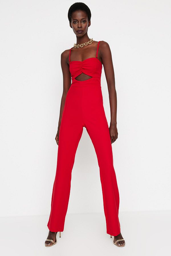 Jumpsuit elegant rot shop