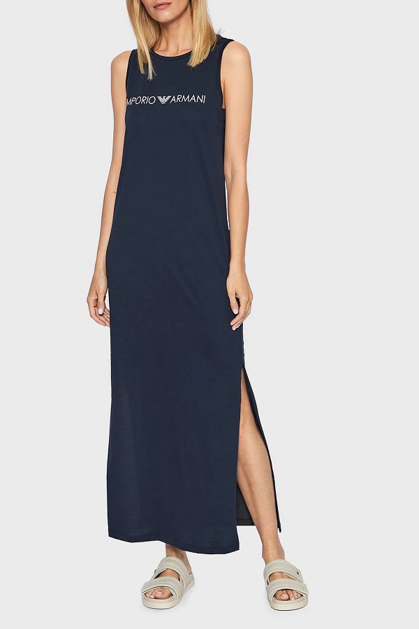 Armani logo dress clearance