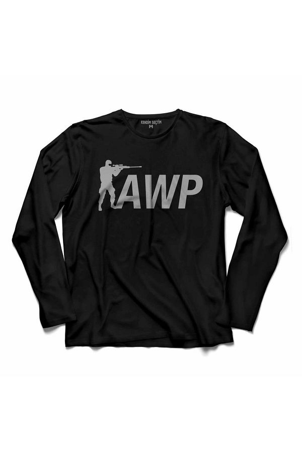 Kendim Seçtim-Cs Go Awp Team Counter Strike Source Long Sleeve T-Shirt 1