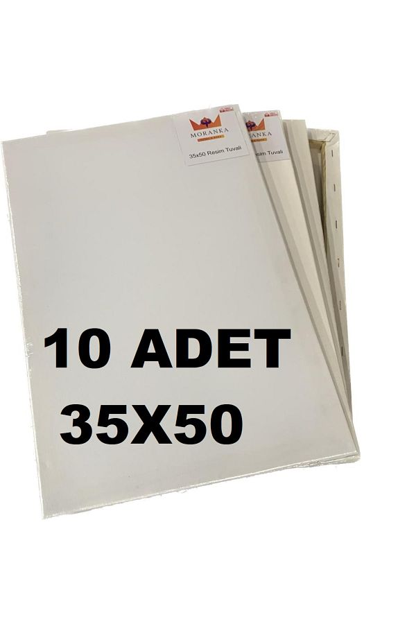 MorAnka Tuval&Boya-Moranka 10-Piece 35x50 Canvas Double Lined Back Stapled Canvas 1