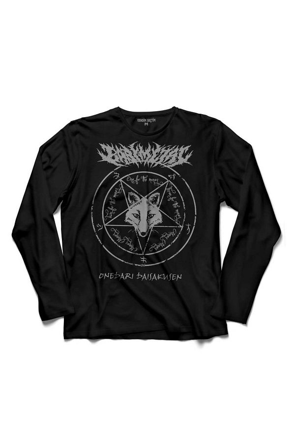 Kendim Sectim Men s Black Babymetal Baby Metal One For The Money Metall ca 2 Sleeve T Shirt Trendyol