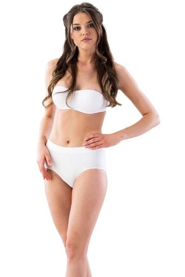 Emay Korse-Emay White Thin Low Waist Slip Corset 7025 1