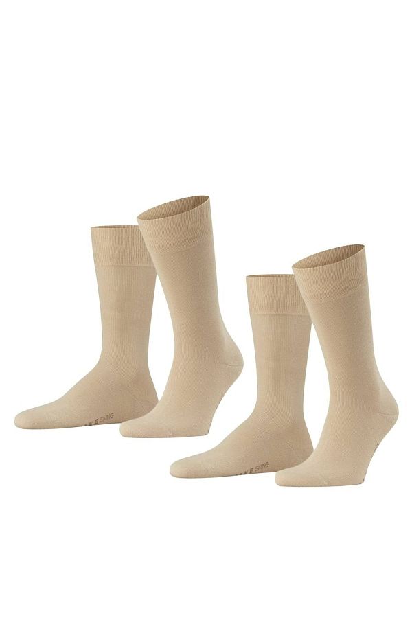 FALKE-Herren Socken Swing 2er-Pack - Herren, Strümpfe,Twopack, Uni, 39-46 1