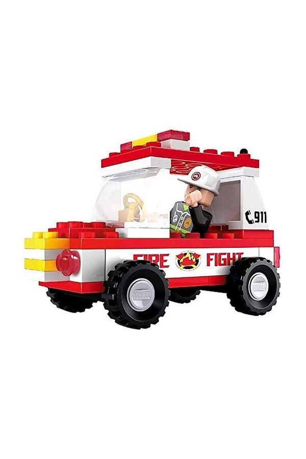 Oyuncakmatik Ausini Fire Rescue Jeep 58 Piece Lego Set Trendyol