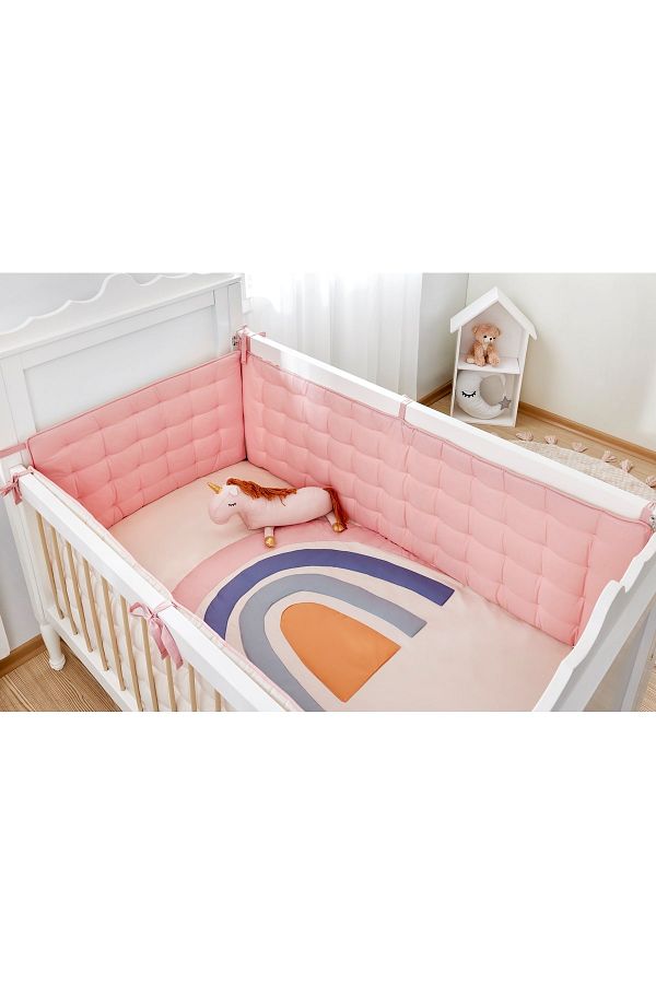 Aybi Baby Crib Edge Protector Set 4 Pieces 70x130 Trendyol