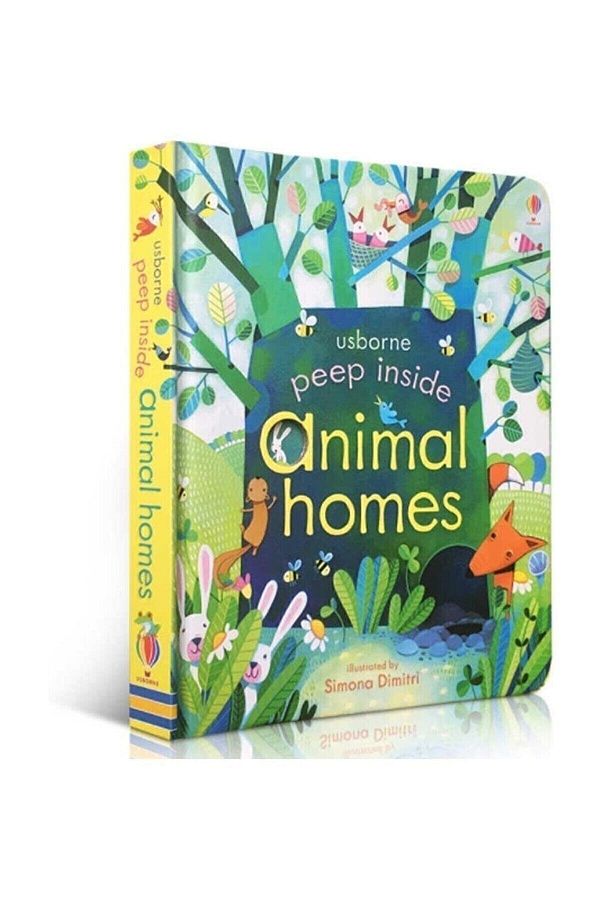 Beryl Books-Usborne Peep Inside Animal Homes (lift The Flap Board Book/Wingboard Cardboard Book) 1
