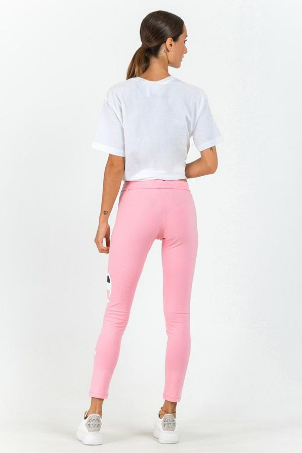 Champion Leggings Pink Normal waist Trendyol