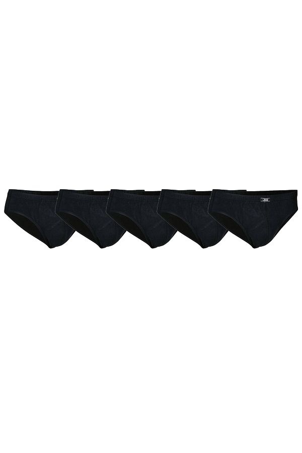 JBS-5er-Pack Herren-Slip – Mini, Single-Jersey, Bio-Baumwolle, Einfarbig 1