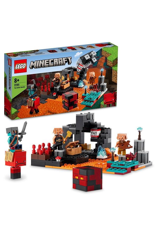 LEGO Minecraft Nether Bastion 21185 Toy Building Set for