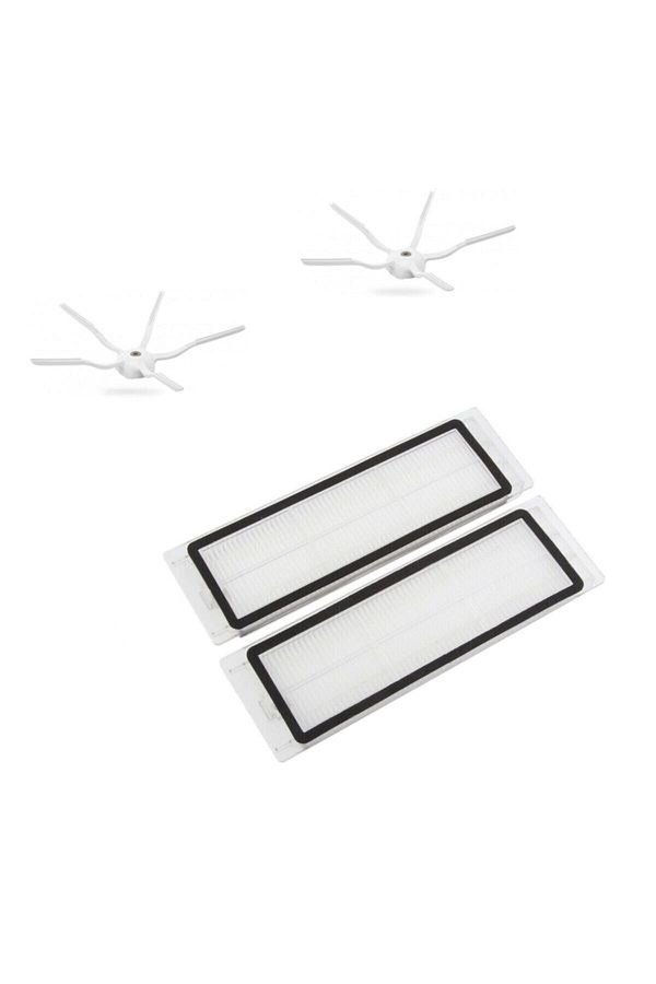 Roborock-S5 S5 Max S6 S6 Pure - New Generation Compatible 5-arm Hepa Filter Side Brush Set 1