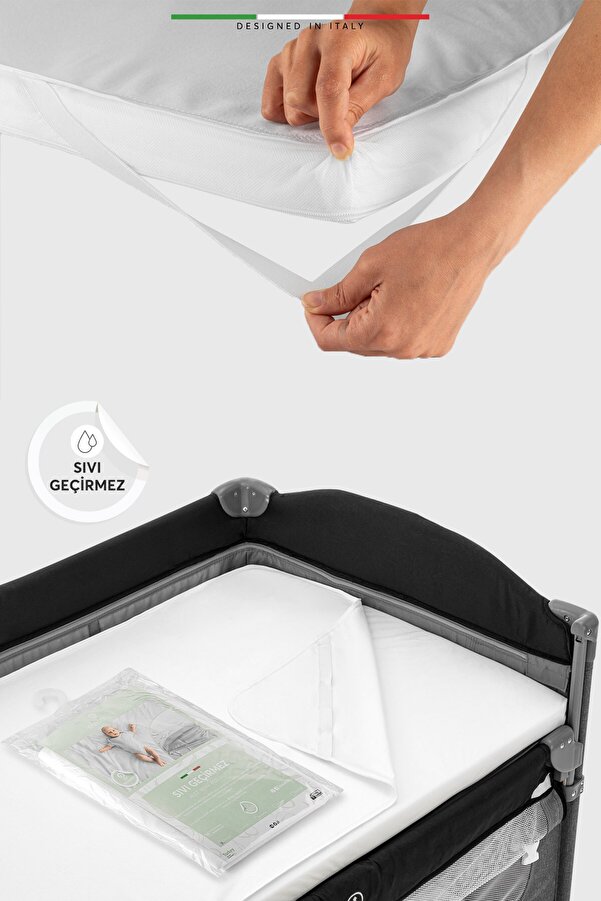 Elele Life 70*120 Sıvı Geçirmez Lastikli Bebek Yatak Koruyucu Alez