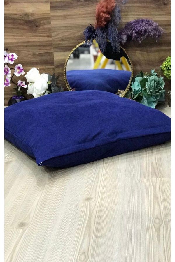 Kumru Ceyiz Matte Velvet Floor Cushion Puff Throw Pillow Cover 60x100 Trendyol