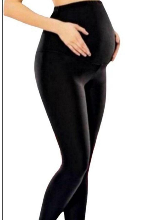 George Maternity Leggings Black High Waist Trendyol