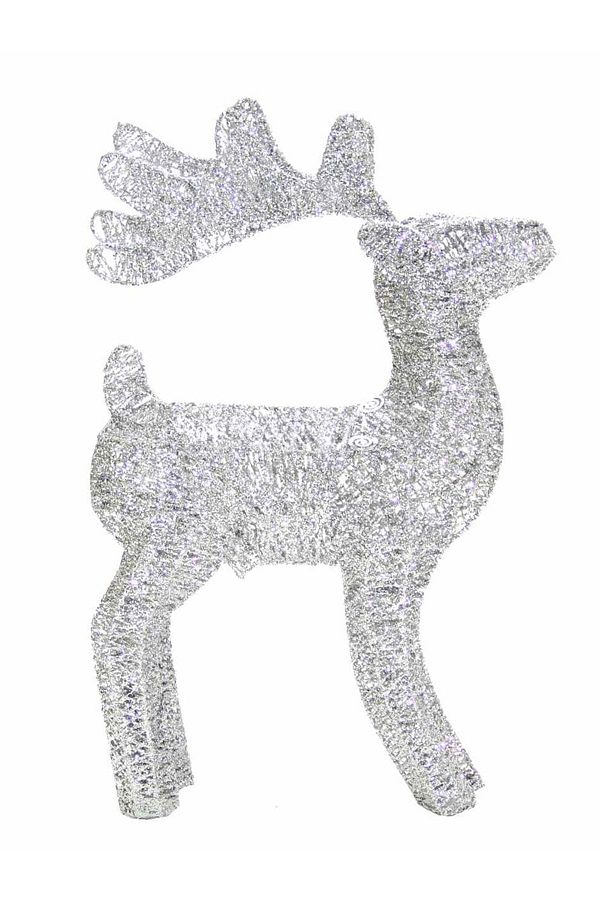 DMS DEKOR New Year s Glitter Decoration Deer Model Large Size 45 cm Trendyol