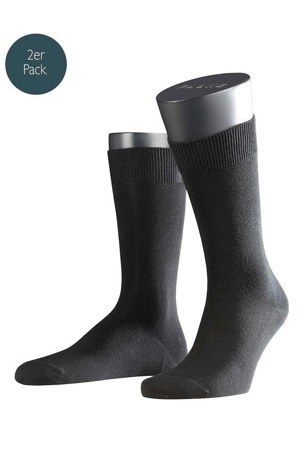 FALKE-Herren Socken Swing 2er-Pack - Herren, Strümpfe,Twopack, Uni, 39-46 1