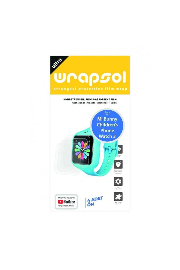 Wrapsol Xiaomi Mi Bunny Children s Phone Watch 3 Smart Watch Screen Protector Polyurethane Film Trendyol