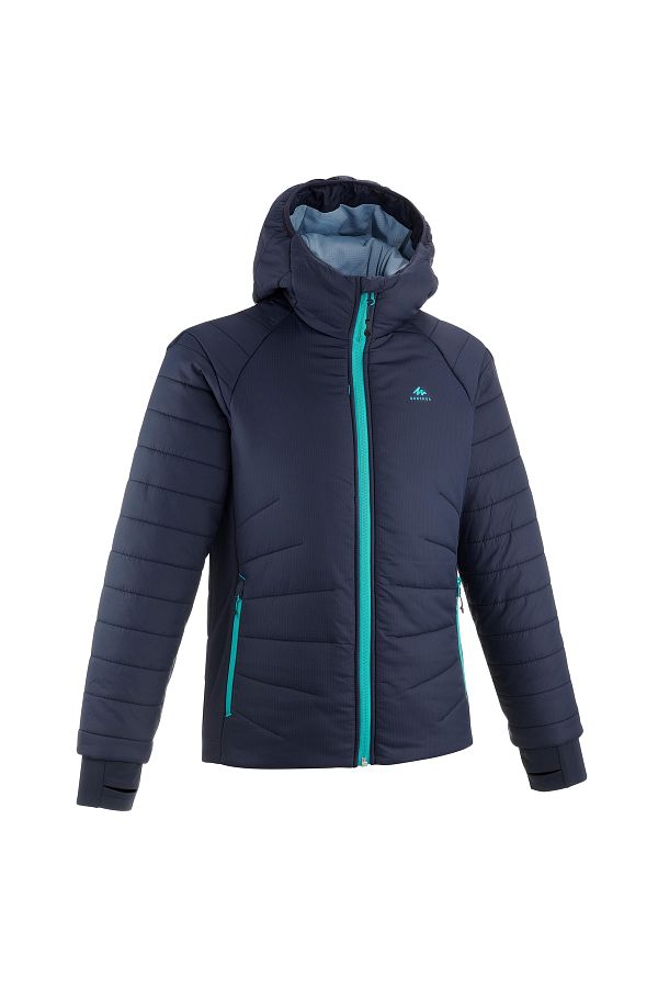 Decathlon Quechua Blue Kids Hybrid Puffer Jacket Age 7 15 Trendyol