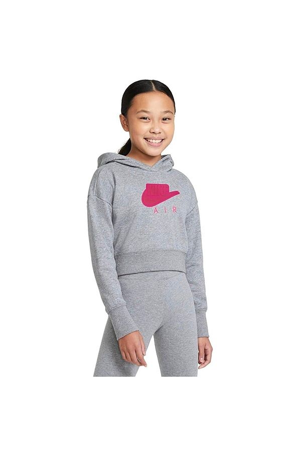 Nike Air Older Kids girls Crop French Terry Hoodie Young Girl Sweatshirt Da1173 Trendyol