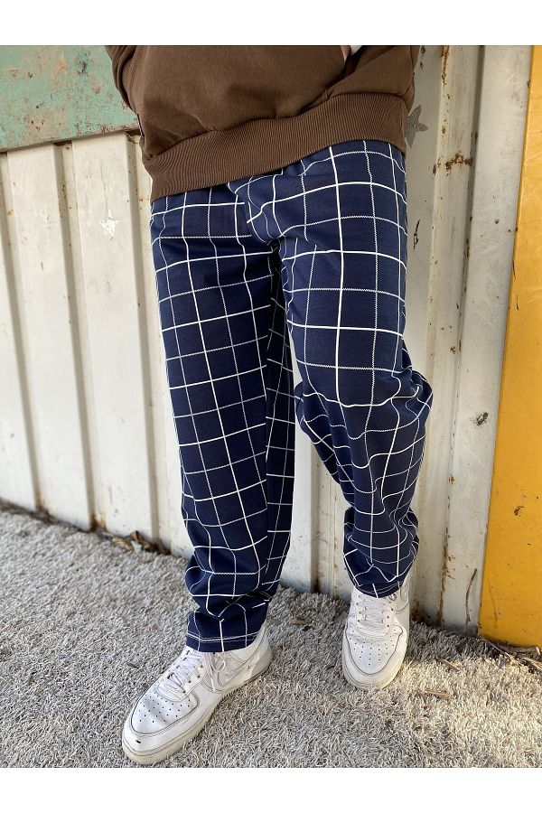 Checkered tracksuit bottoms sales