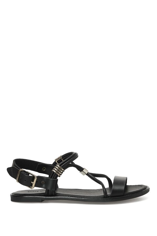 Nine West Omais 2fx Black Women s Flat Sandals Trendyol