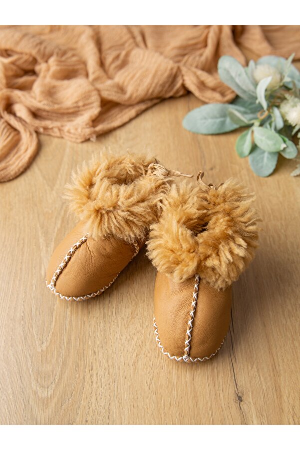 Sarebaby Sare Baby Organik Deri Bebek Patiği Ve Bebek Panduf Kahverengi