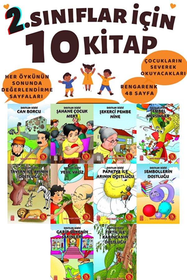 Ata Yayıncılık 2.ve3.sınıf Öğrencileri Için Okuma Kitabı Hikaye Seti Okuma Anlama Geliştirme Harry Ata Evony