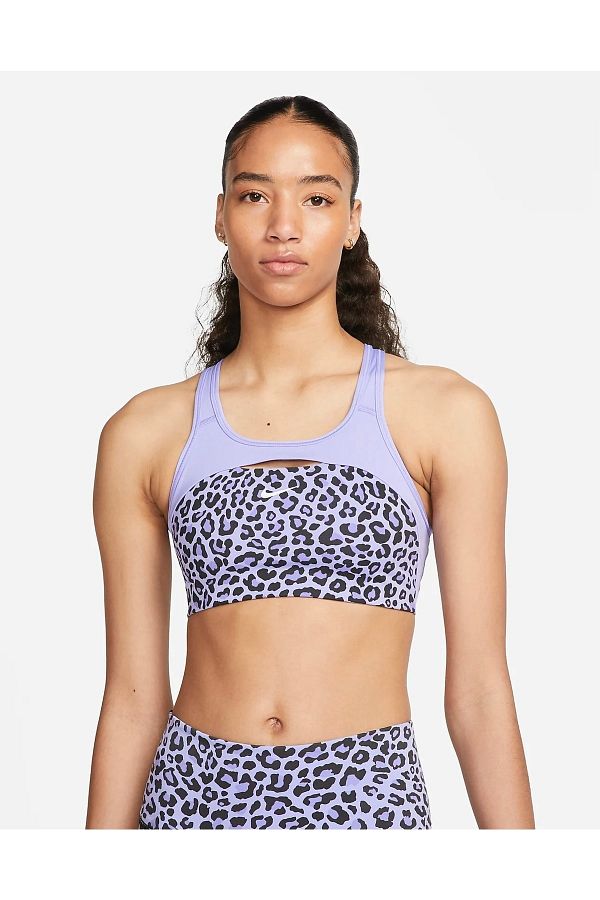 Nike swoosh sports bra ladies cheap