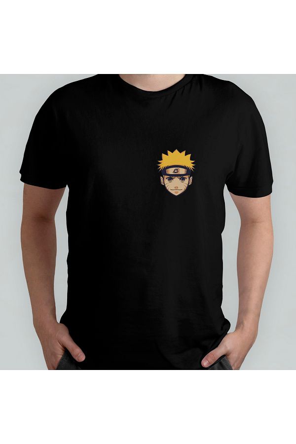 Pixxa-Tricou Naruto 100% bumbac cu decolteu rotund Model - 5 1