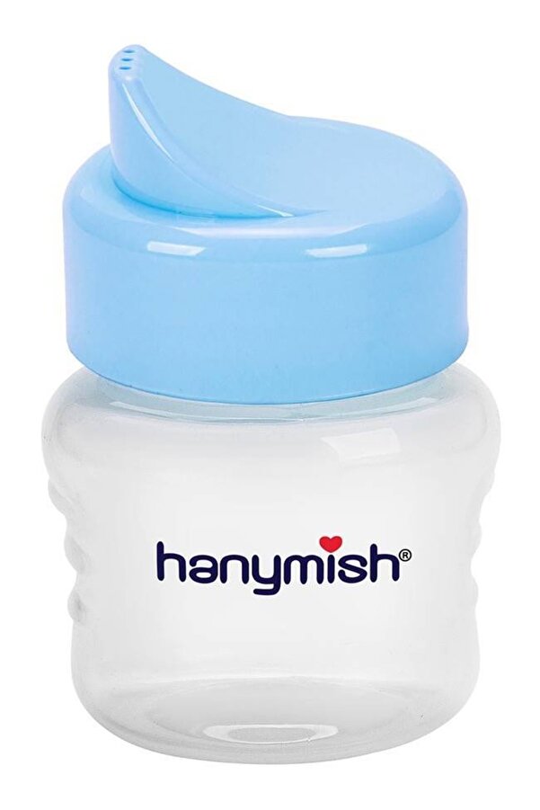 Hanymish Yuvarlak Silikon Uç 0-6 Ay Pp Mavi Mini Bardak Set