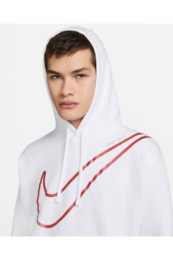 White nike pullover hoodie men's on sale