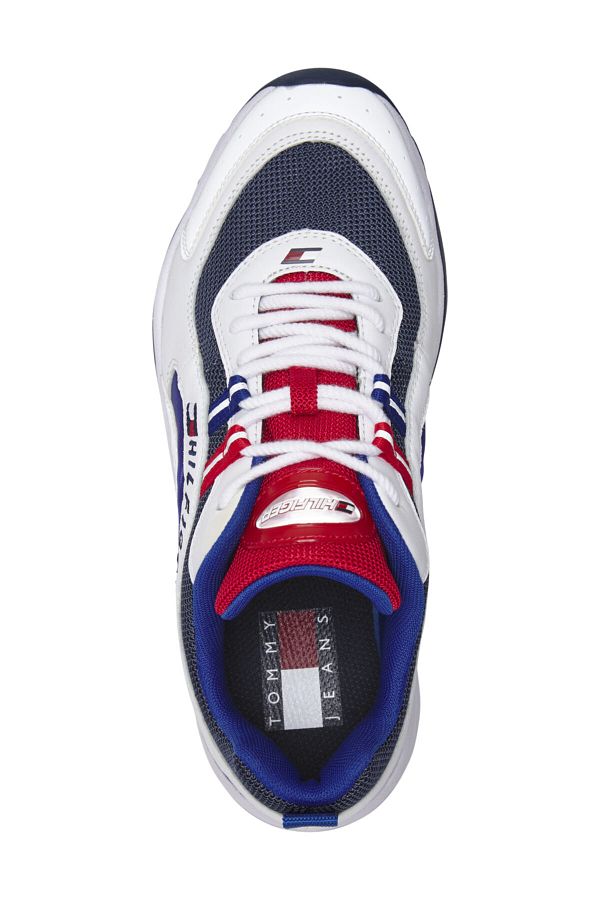 Tommy Hilfiger Men s White Sneaker Her tage Tommy Jeans Runner EM0EM00482 Trendyol