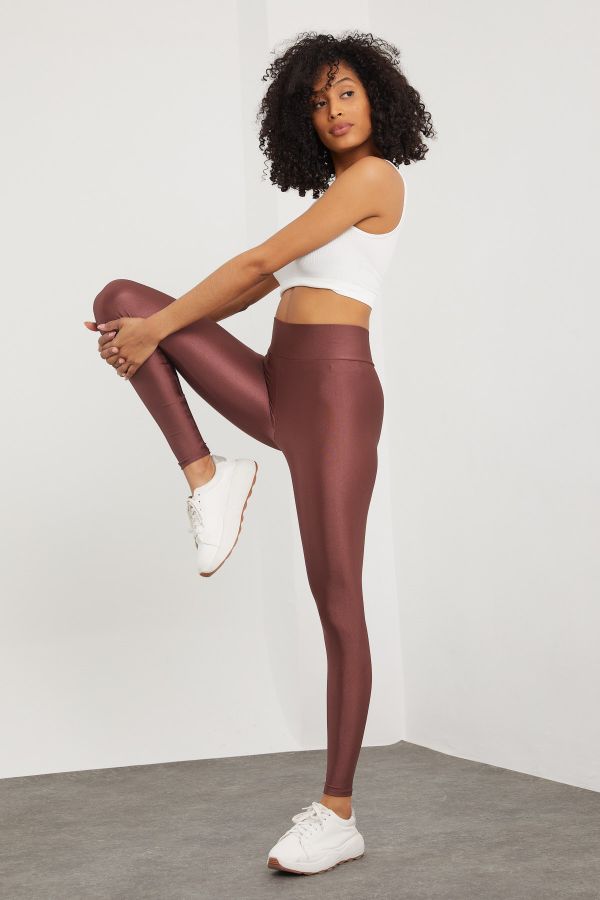 MRS.MODA Copper Waist Shaper Shiny Disco Tights - Trendyol