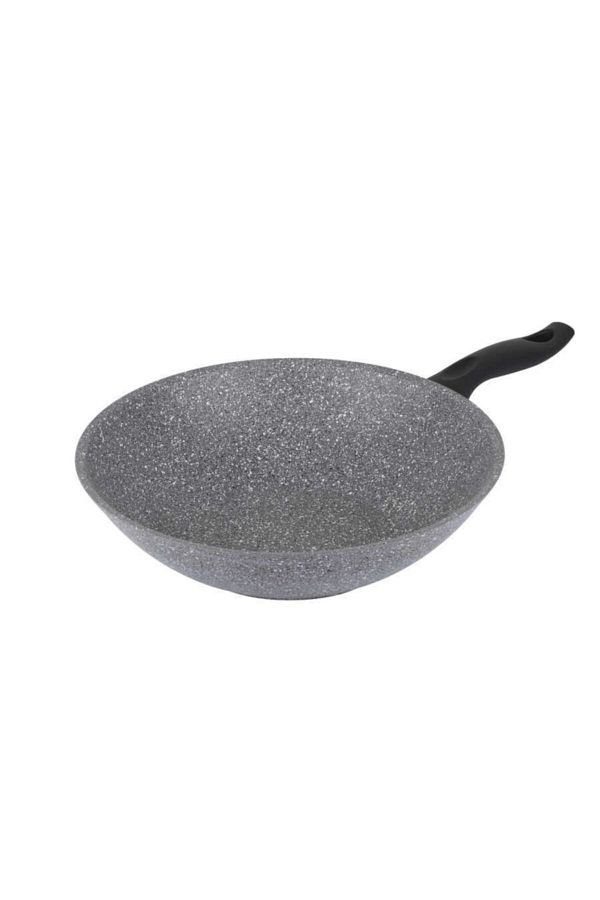 Tantitoni-Granite Gray Granite Wok Pan 28cm 1