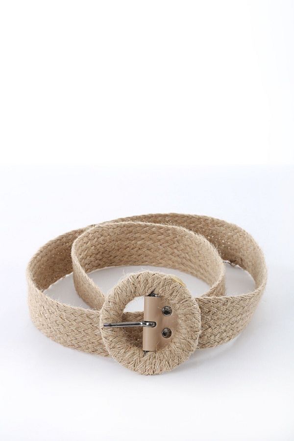 Bigdart-01026 Straw Belt - Beige 1