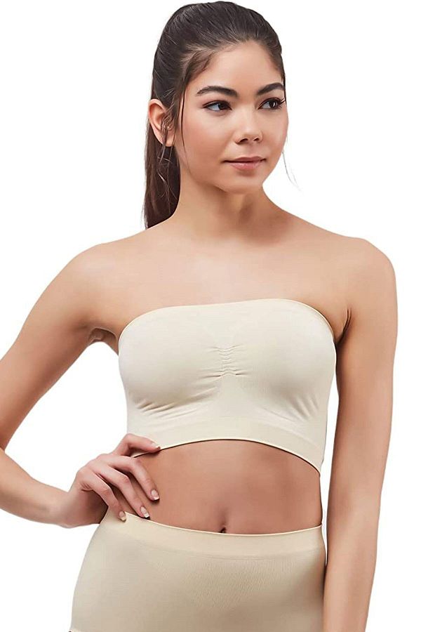Elite Life-Women's Seamless Body Strapless Strapless Skin Bustier Bra 860 1