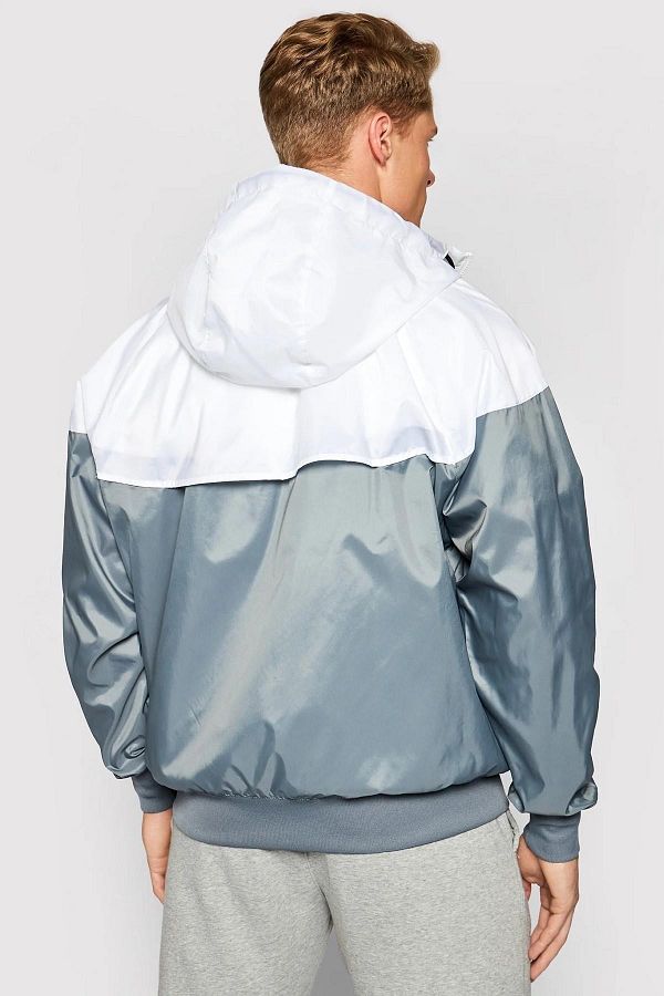 Gray sale windbreaker nike