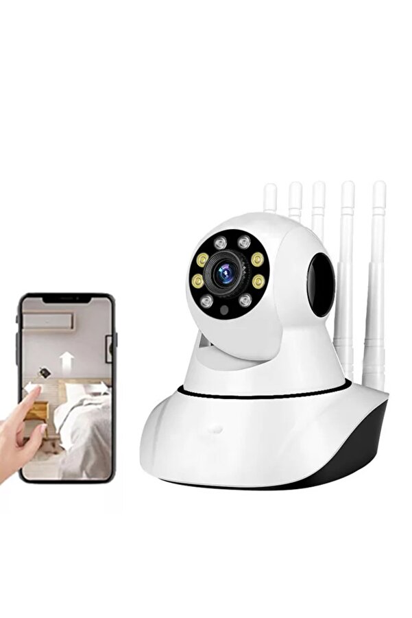 beemen Bebek Ve Güvenlik Kamerası 5 Antenli Ip Kamera Full Hd Sesli Ve Görüntülü Izleme