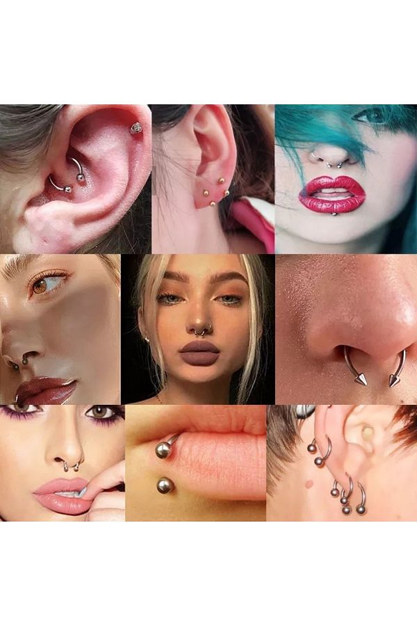 Smiley and septum piercing hot sale