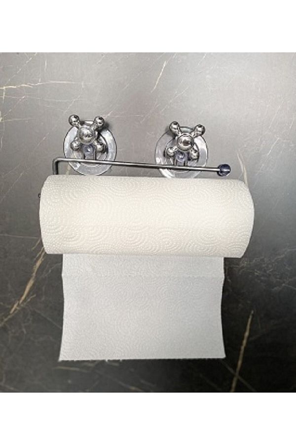 RENKYAPIRUYASI Vacuum Roll Paper Towel Holder Stainless With Suction Cup Kitchen Bathroom Towel Rack Beautiful Useful High Quality