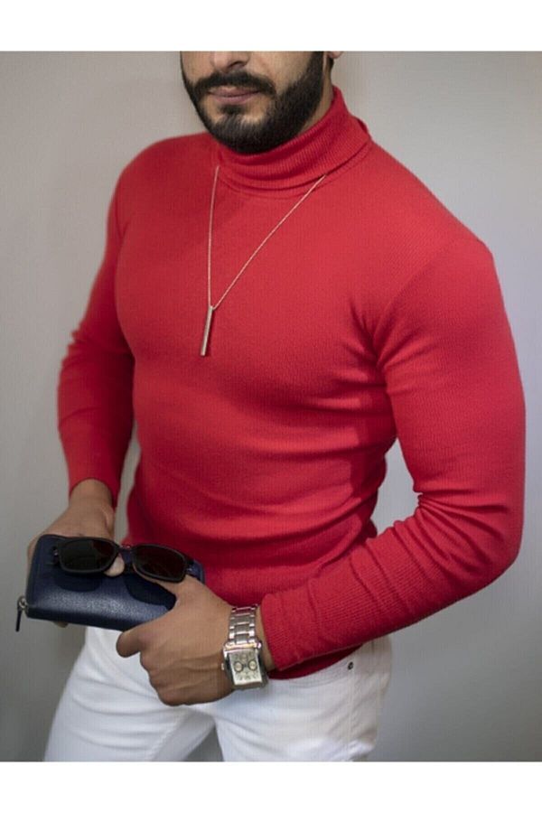 Black turtleneck in store on sale