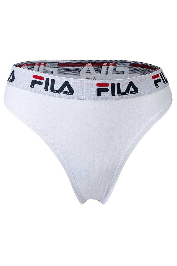 FILA-Damen String - Normal Bel, breiter Logo-Bund, Baumwolle, einfarbig 1