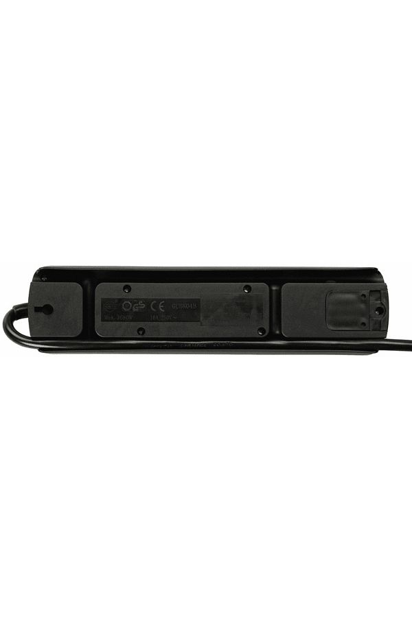 Hama-Tıdy-line 5-Piece Surge Protected Socket, Black 1
