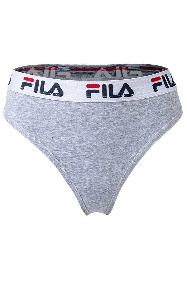 FILA-Damen String – Normale Taille, breiter Logo-Bund, Baumwolle, einfarbig 1
