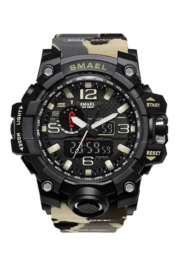 SMAEL Men's Wristwatch Analog Digital Sport Black Fashion Trend