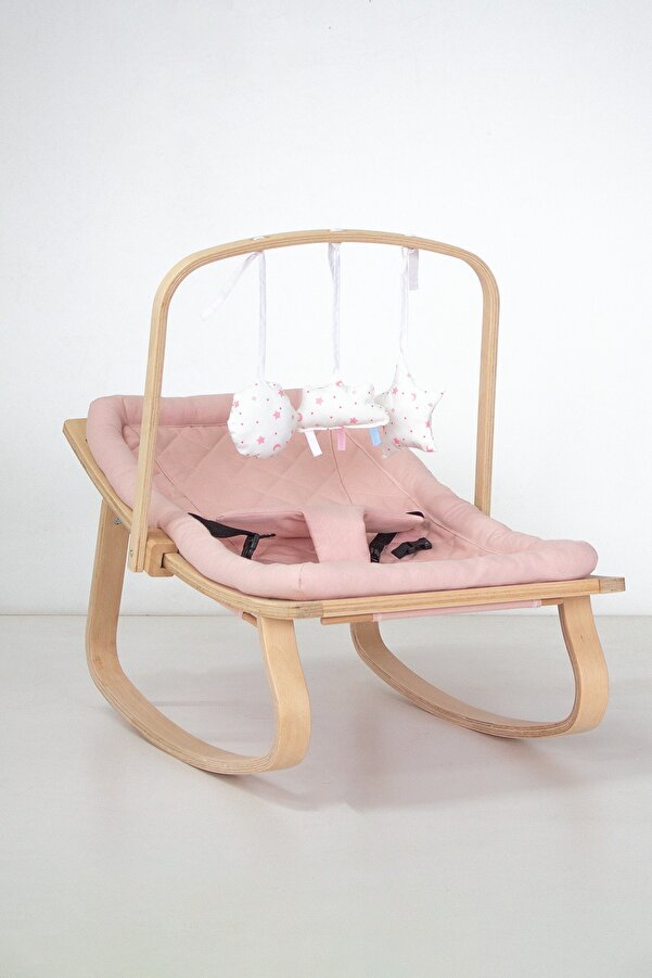 Babycom Ana Kucağı Pembe - Oyuncaklı - Pembe Yıldızlı