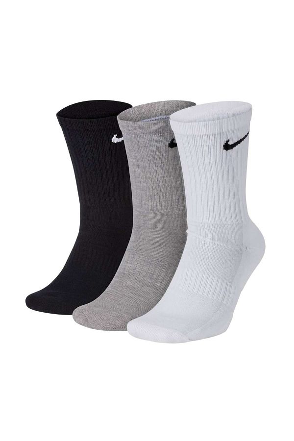 Nike-Unisex 3er Pack Sportsocken - Everyday, Cotton Cushioned Crew, einfarbig 1