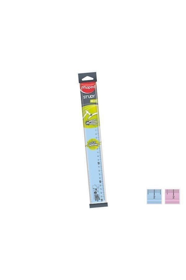 Maped-Ruler Study Unbreakable 30 Cm (Piece Price, Mixed Color)245640 1